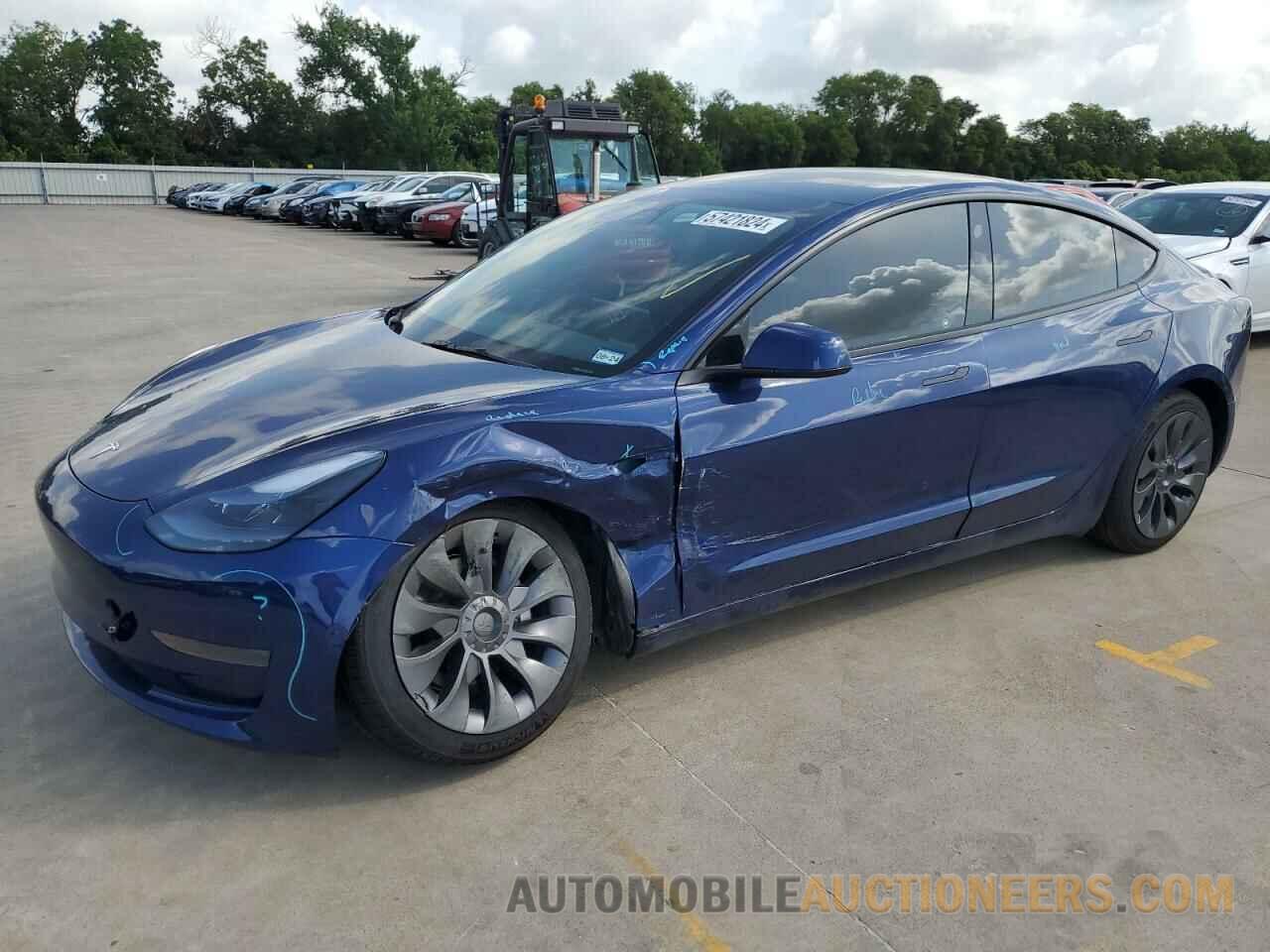 5YJ3E1EAXNF317153 TESLA MODEL 3 2022