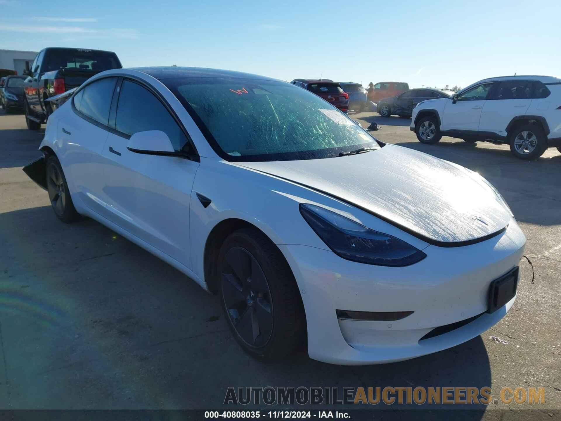 5YJ3E1EAXNF330727 TESLA MODEL 3 2022