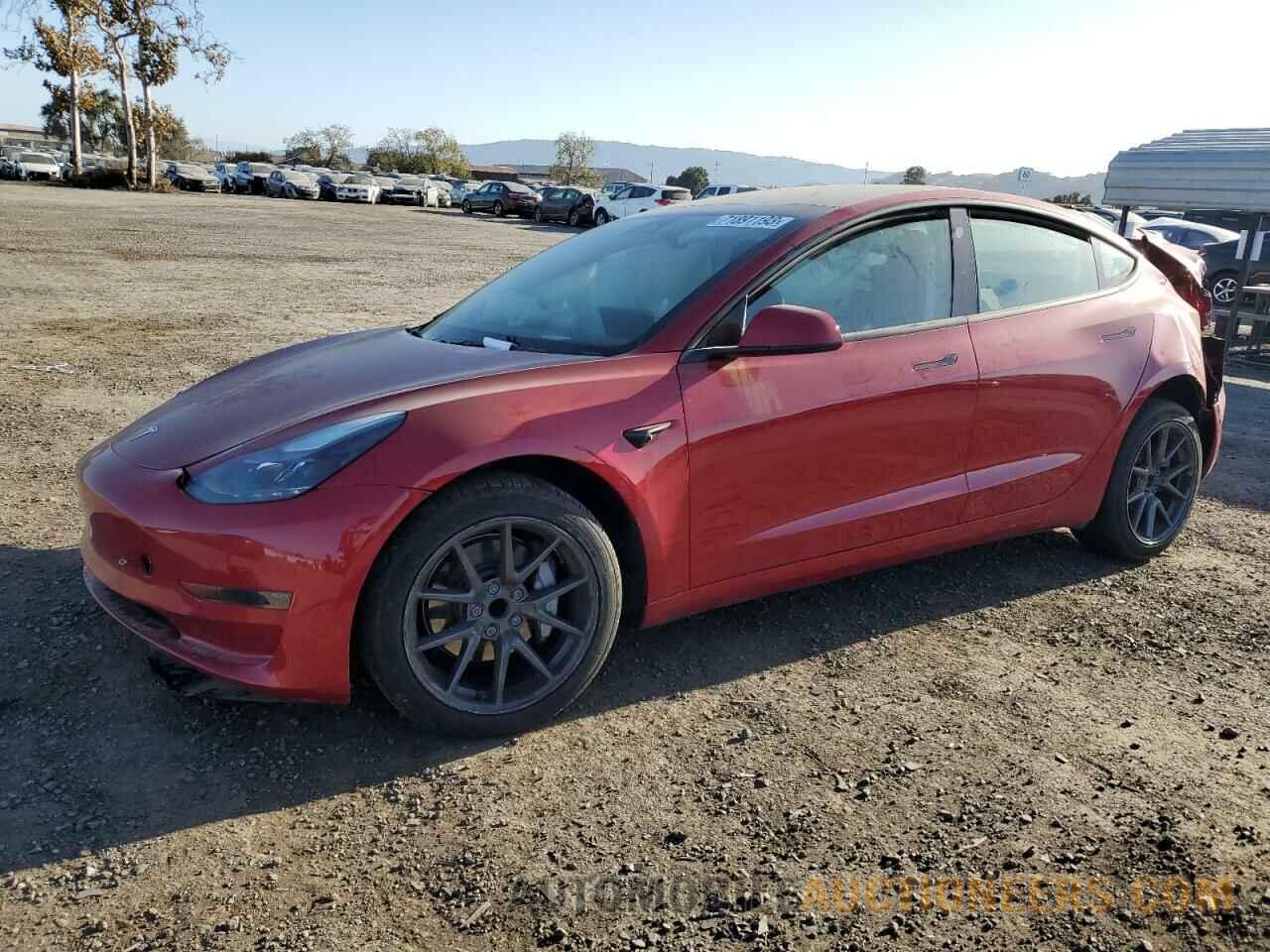 5YJ3E1EAXNF338228 TESLA MODEL 3 2022