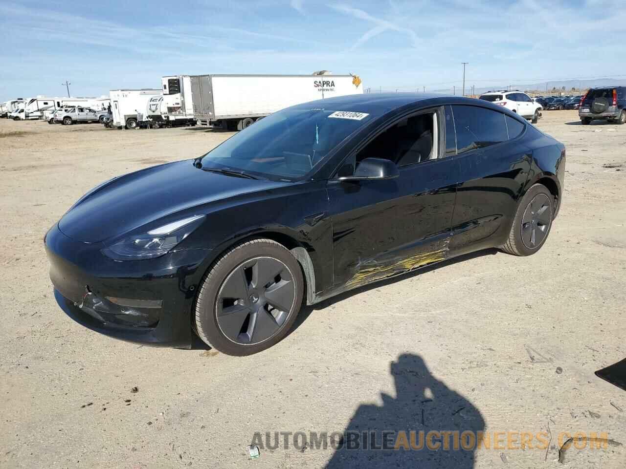 5YJ3E1EAXNF338276 TESLA MODEL 3 2022