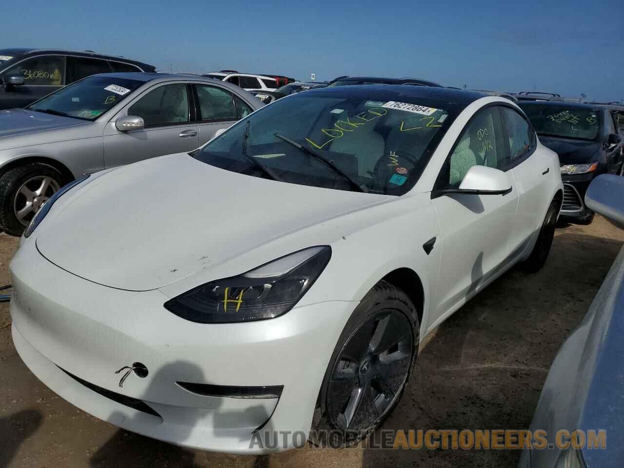 5YJ3E1EAXNF347124 TESLA MODEL 3 2022