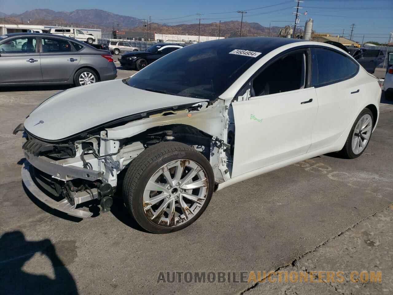 5YJ3E1EAXNF358687 TESLA MODEL 3 2022