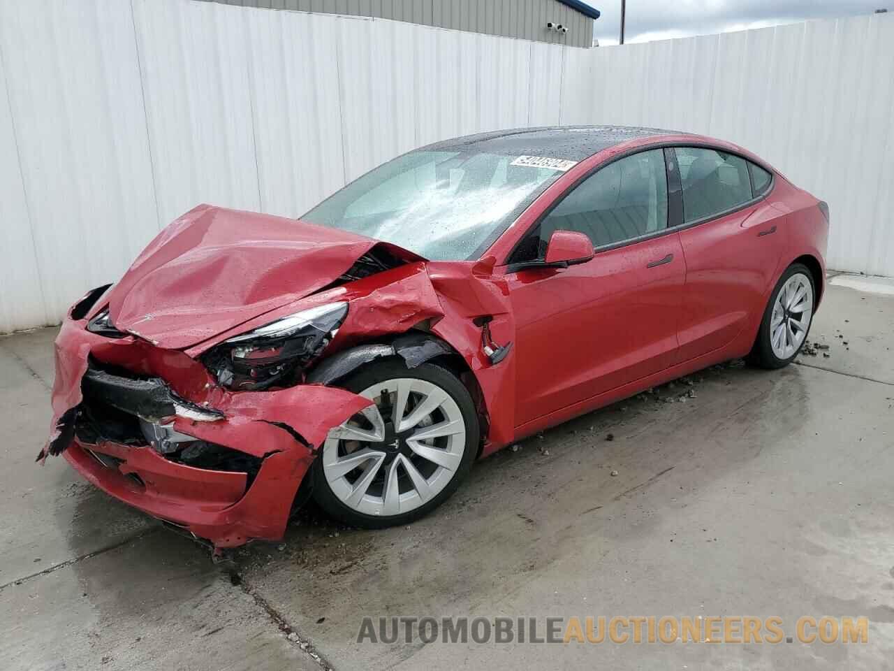 5YJ3E1EAXNF368622 TESLA MODEL 3 2022