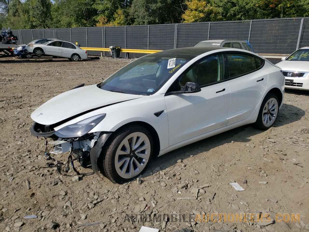 5YJ3E1EAXNF368958 TESLA MODEL 3 2022