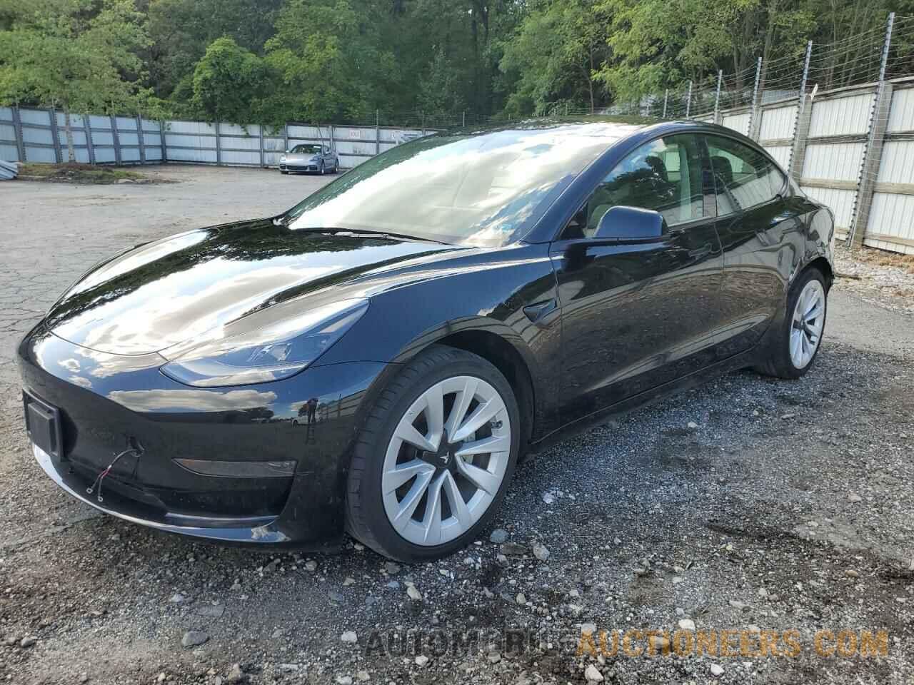 5YJ3E1EAXNF370001 TESLA MODEL 3 2022