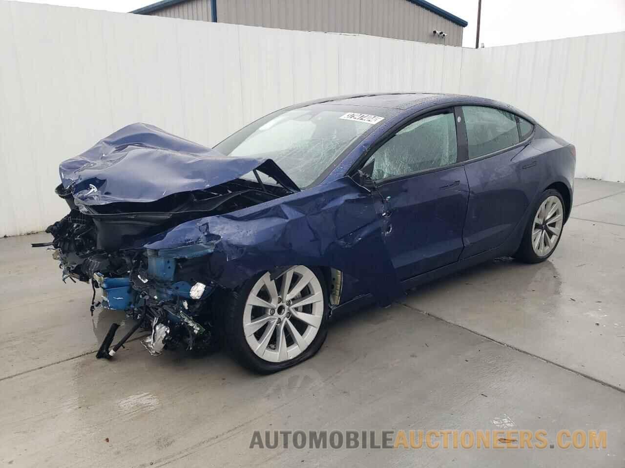 5YJ3E1EAXNF370841 TESLA MODEL 3 2022