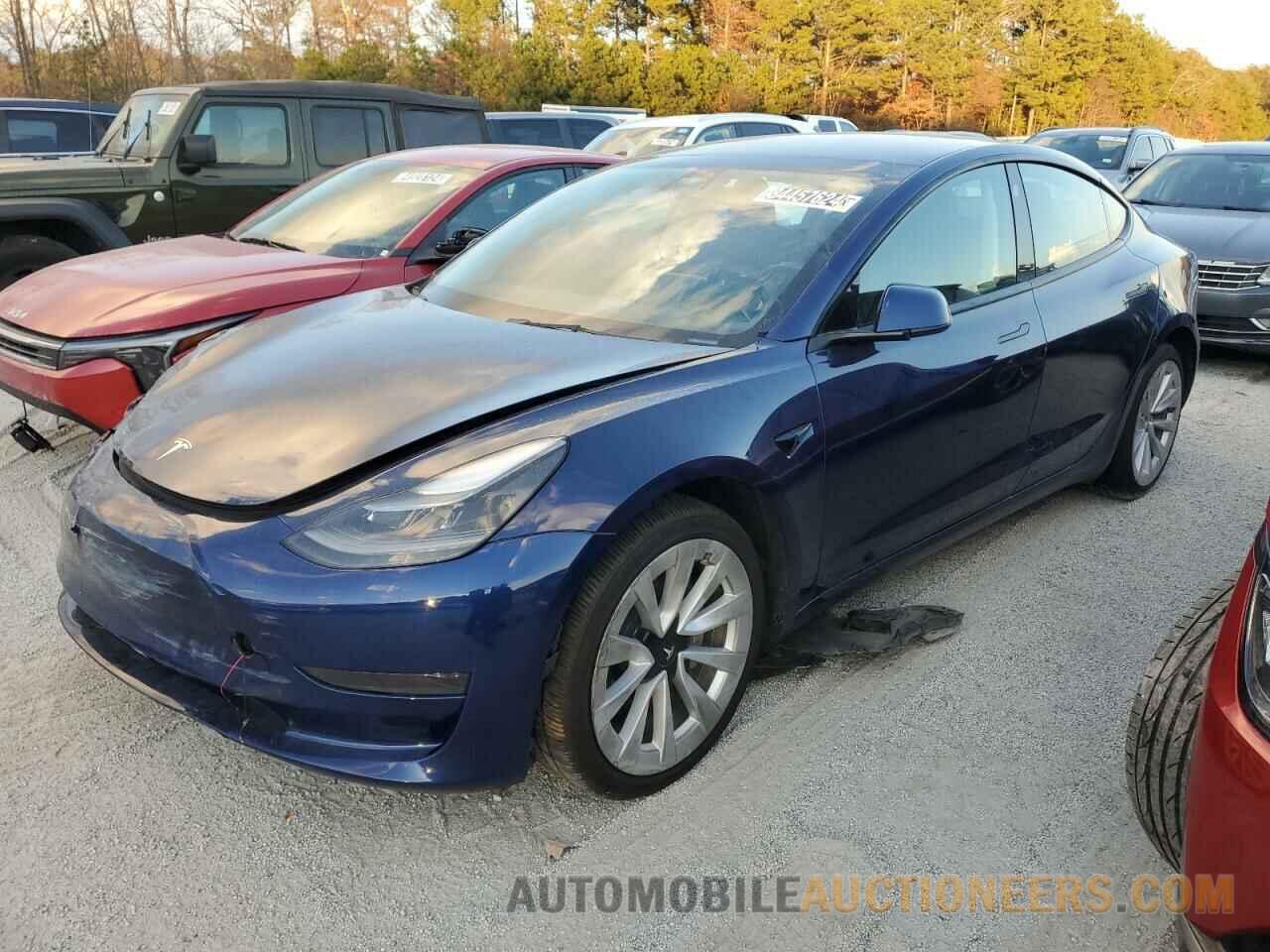 5YJ3E1EAXNF372279 TESLA MODEL 3 2022