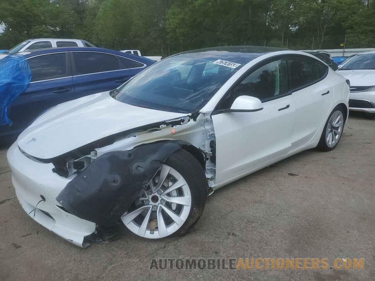 5YJ3E1EAXNF372329 TESLA MODEL 3 2022