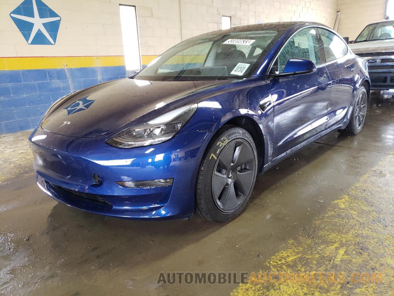 5YJ3E1EAXNF372525 TESLA MODEL 3 2022