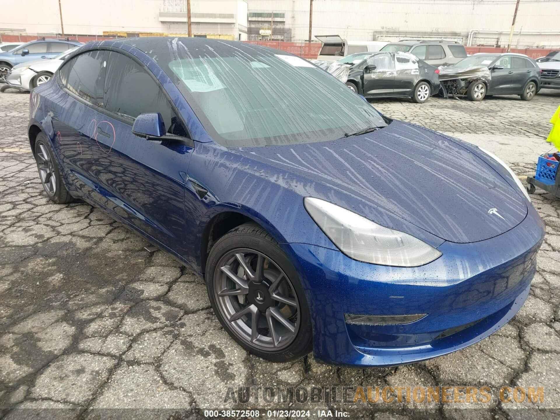 5YJ3E1EAXNF373318 TESLA MODEL 3 2022