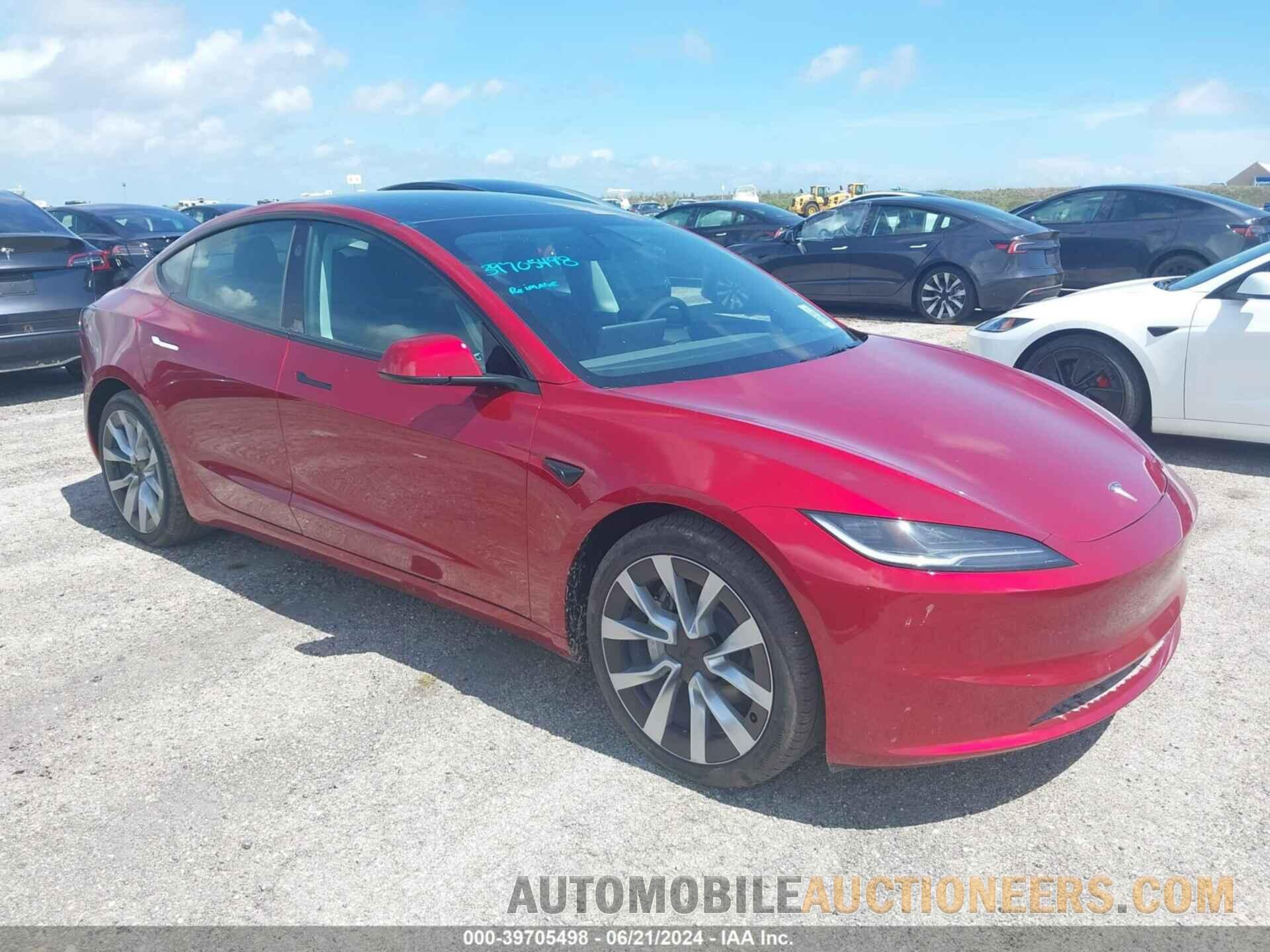 5YJ3E1EAXRF752664 TESLA MODEL 3 2024