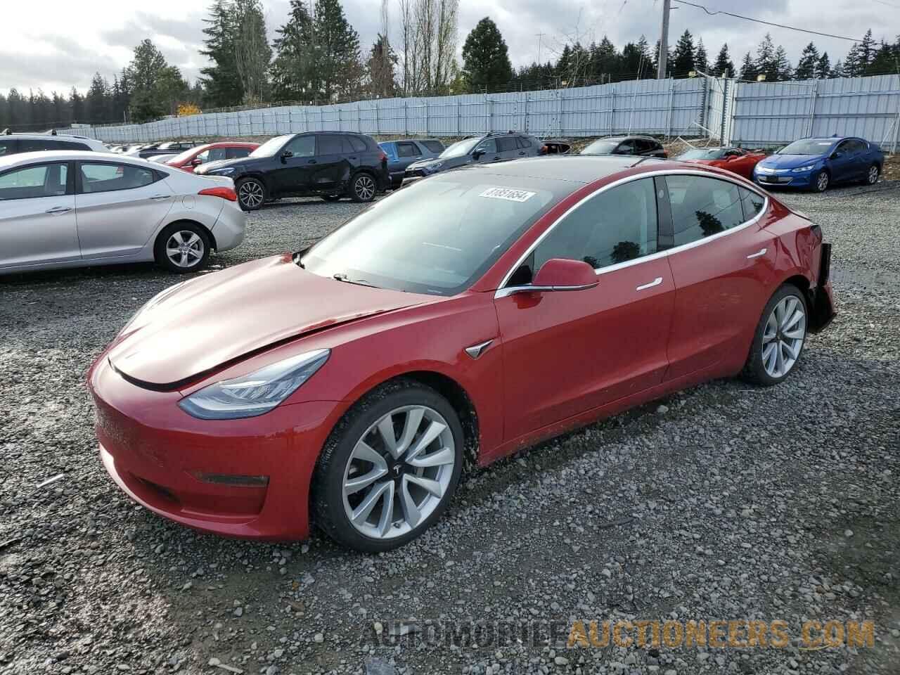 5YJ3E1EB0KF212660 TESLA MODEL 3 2019