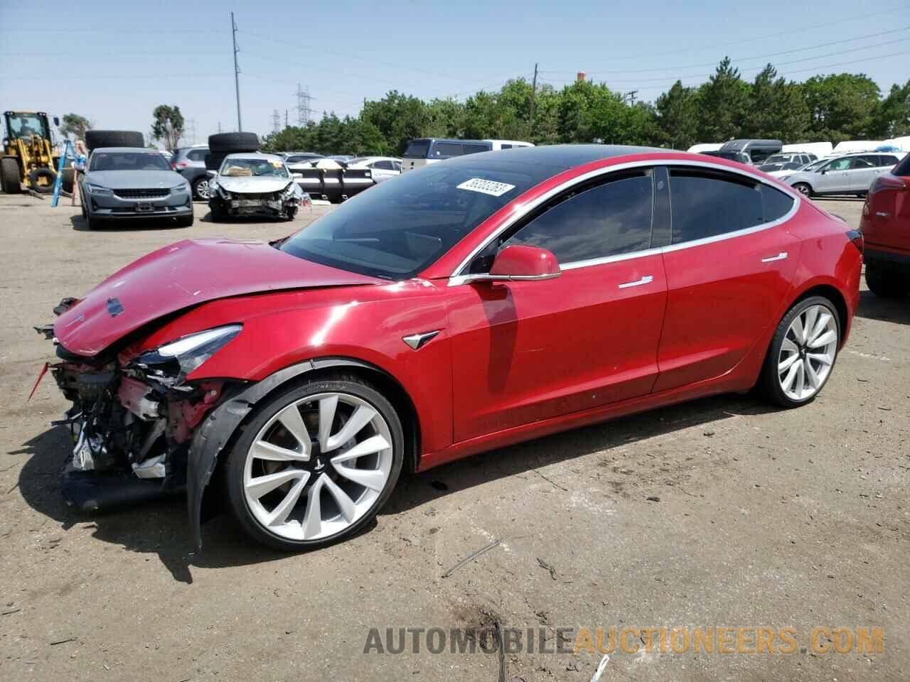 5YJ3E1EB0LF497152 TESLA MODEL 3 2020