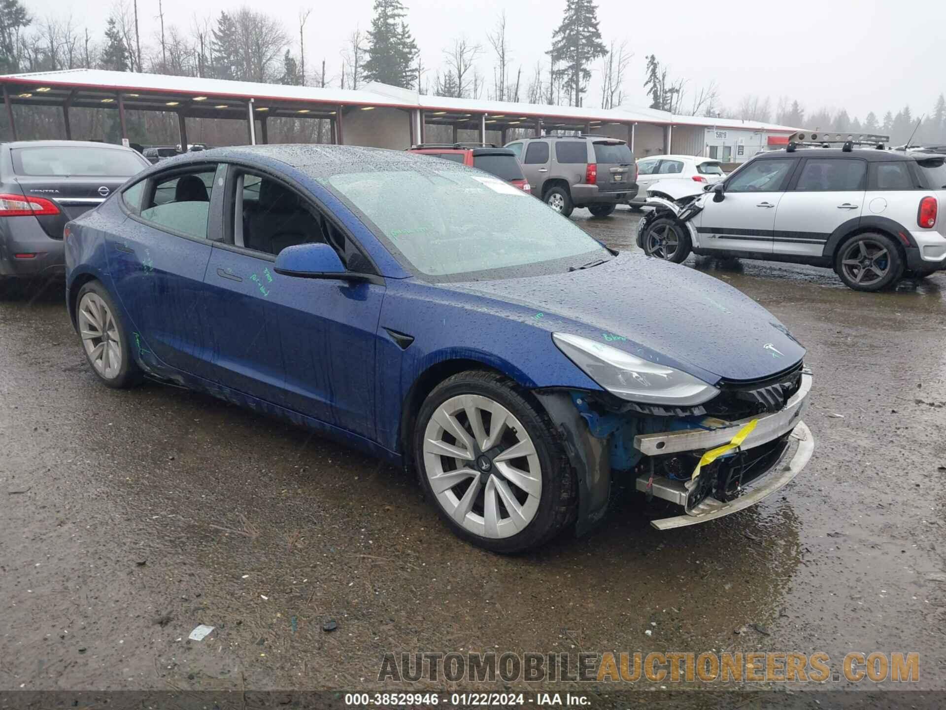 5YJ3E1EB0MF001705 TESLA MODEL 3 2021