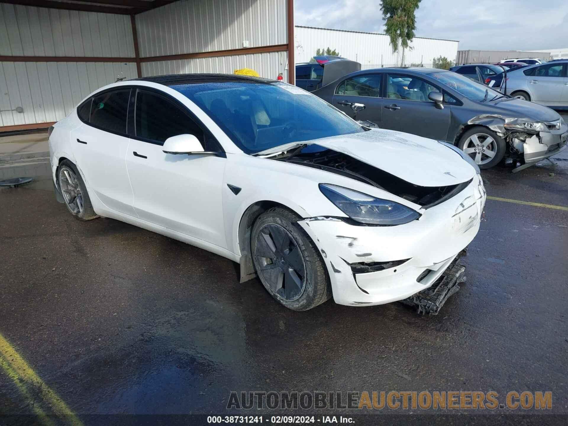 5YJ3E1EB0MF003776 TESLA MODEL 3 2021