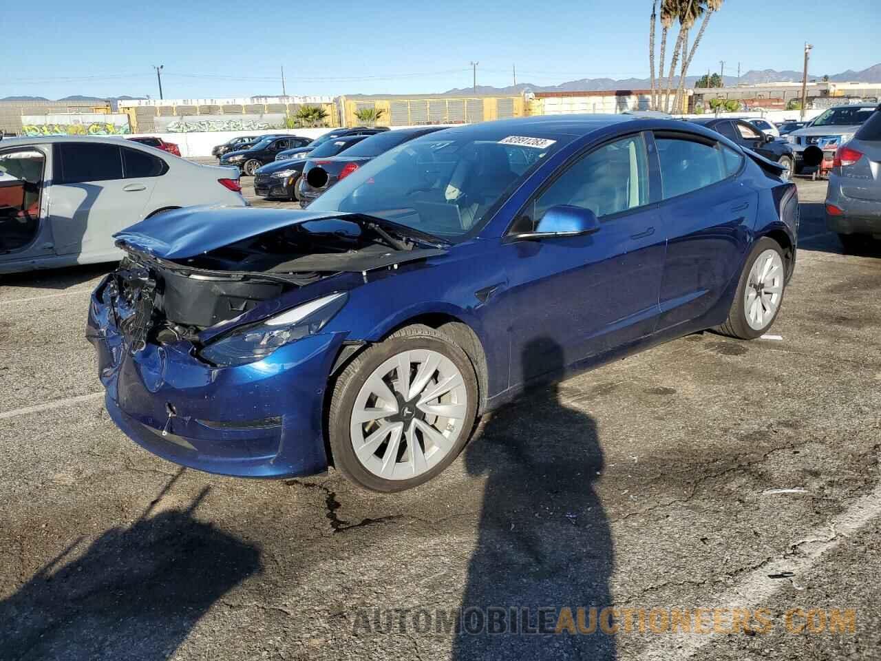 5YJ3E1EB0MF006032 TESLA MODEL 3 2021