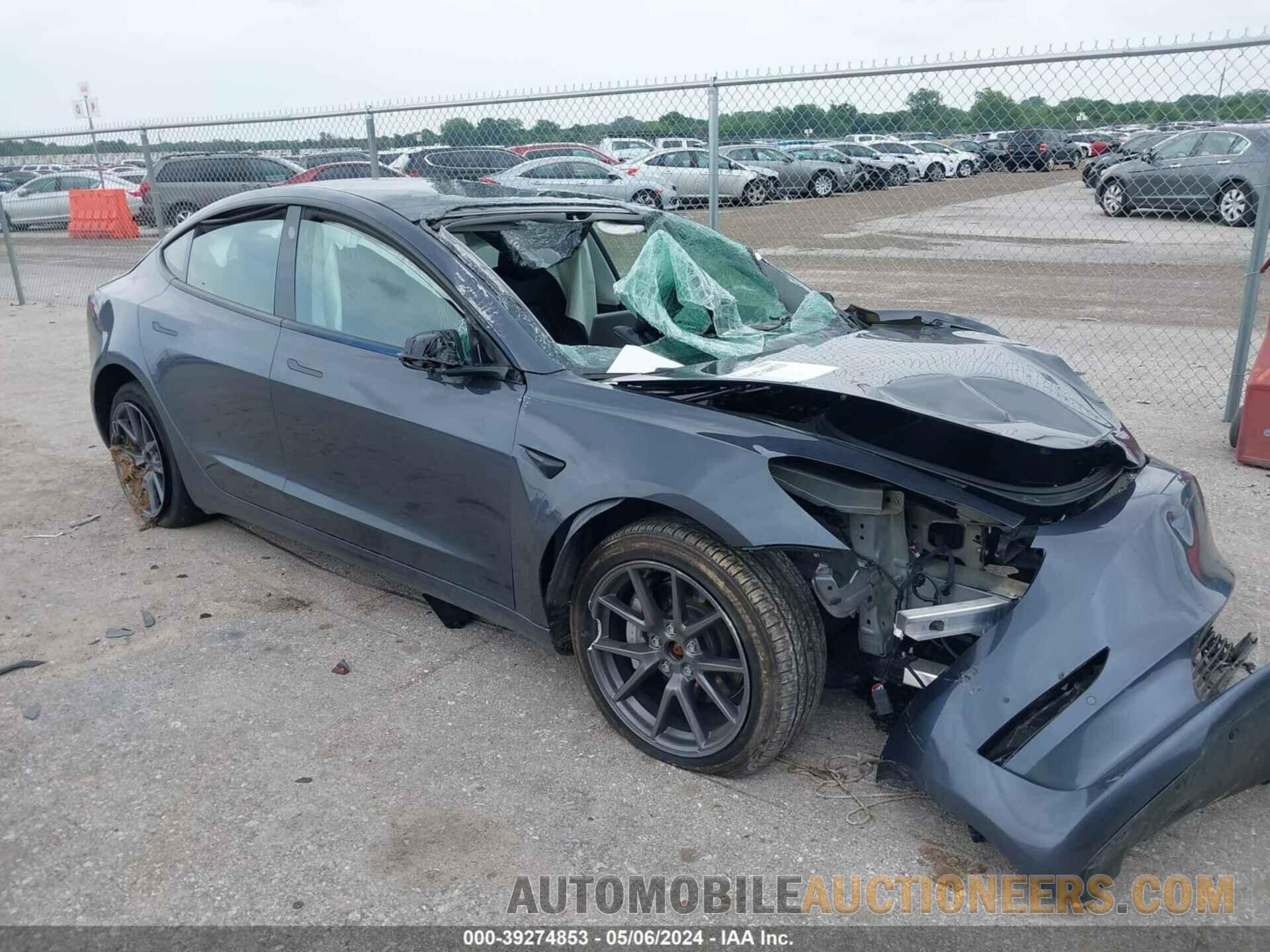 5YJ3E1EB0MF006838 TESLA MODEL 3 2021