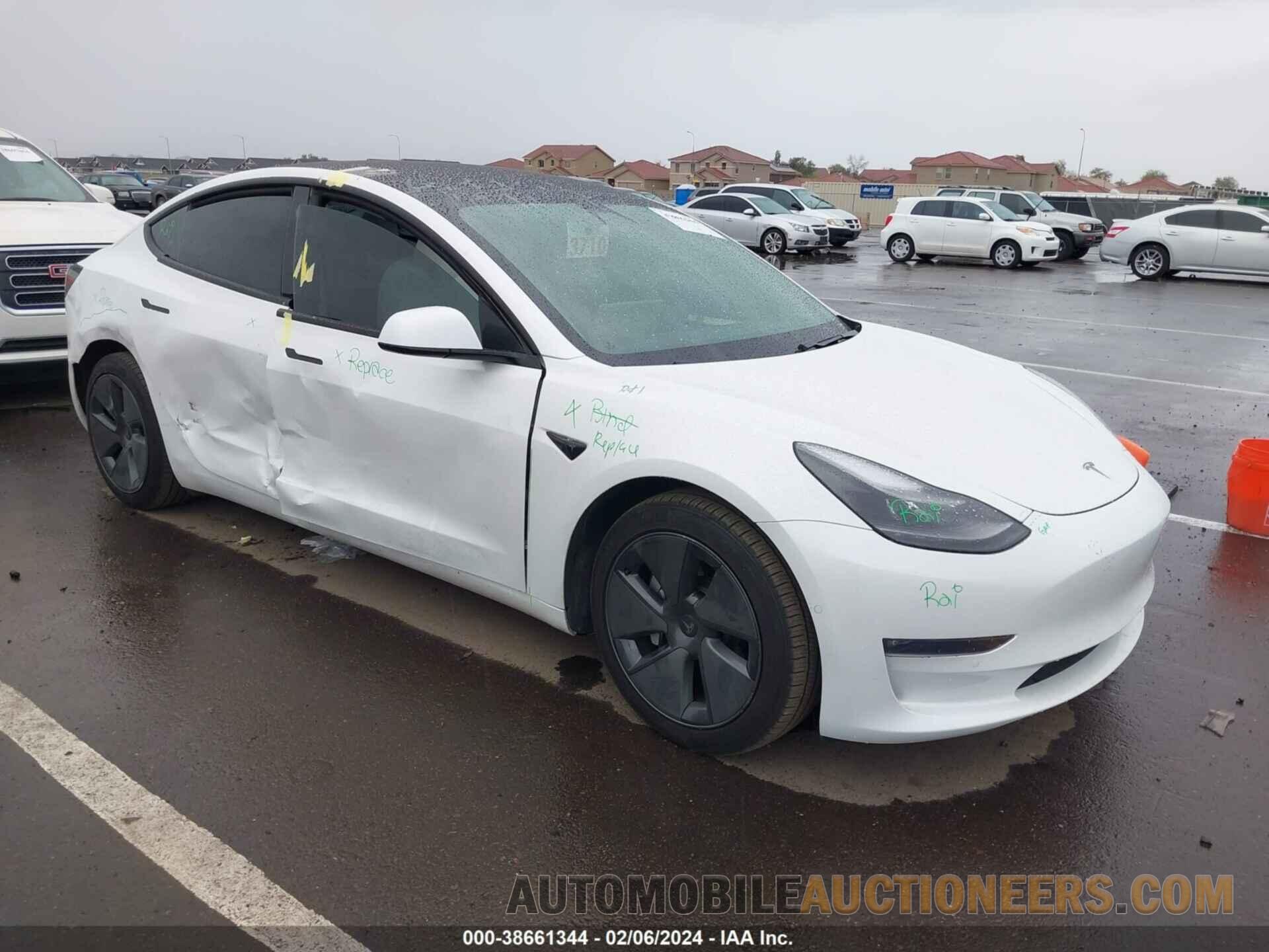 5YJ3E1EB0MF010209 TESLA MODEL 3 2021