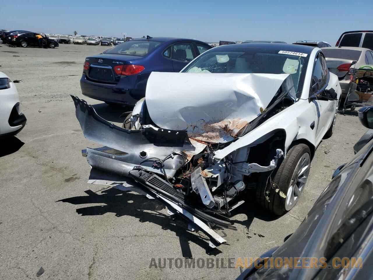 5YJ3E1EB0MF015636 TESLA MODEL 3 2021