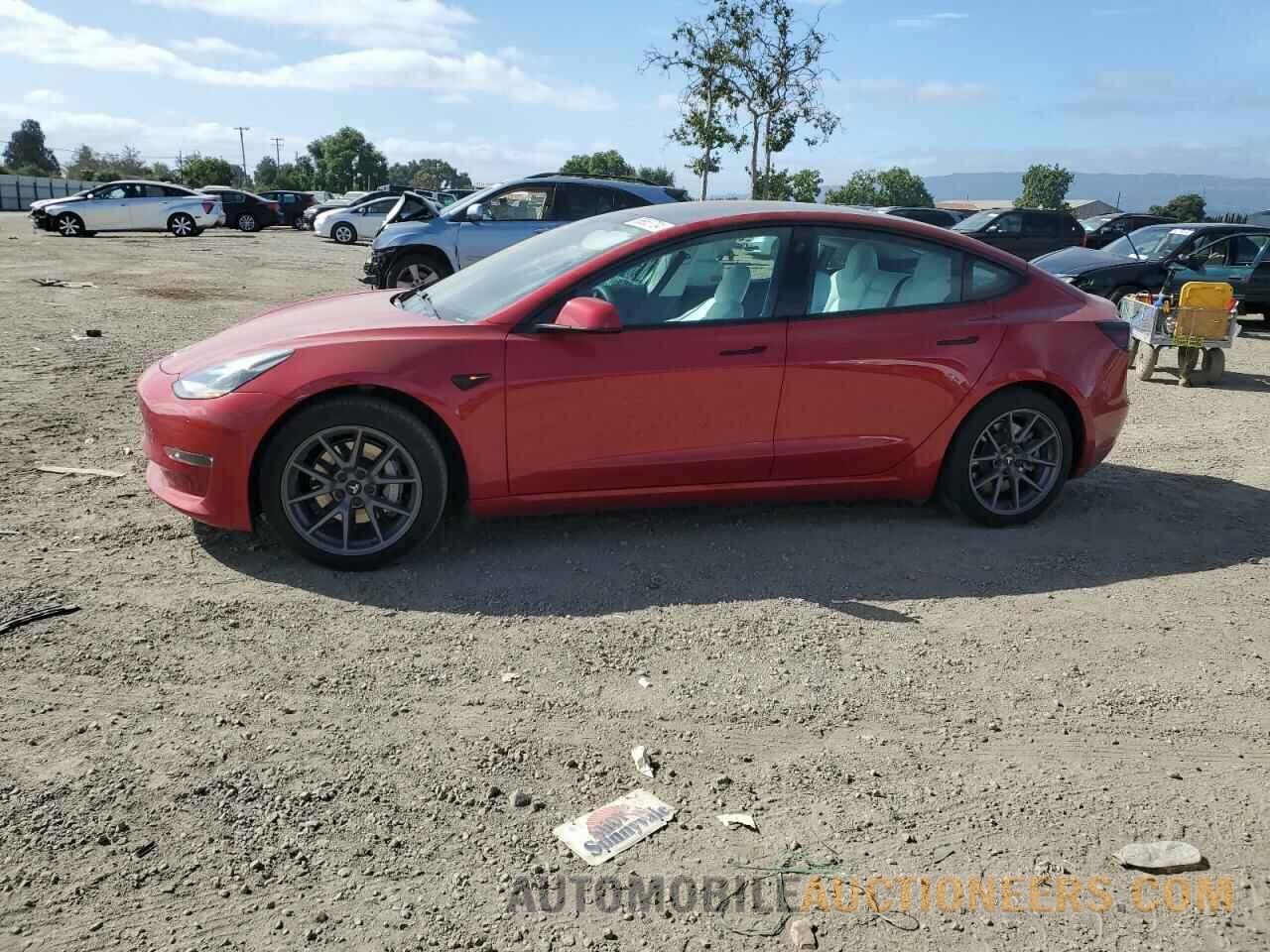 5YJ3E1EB0MF056378 TESLA MODEL 3 2021