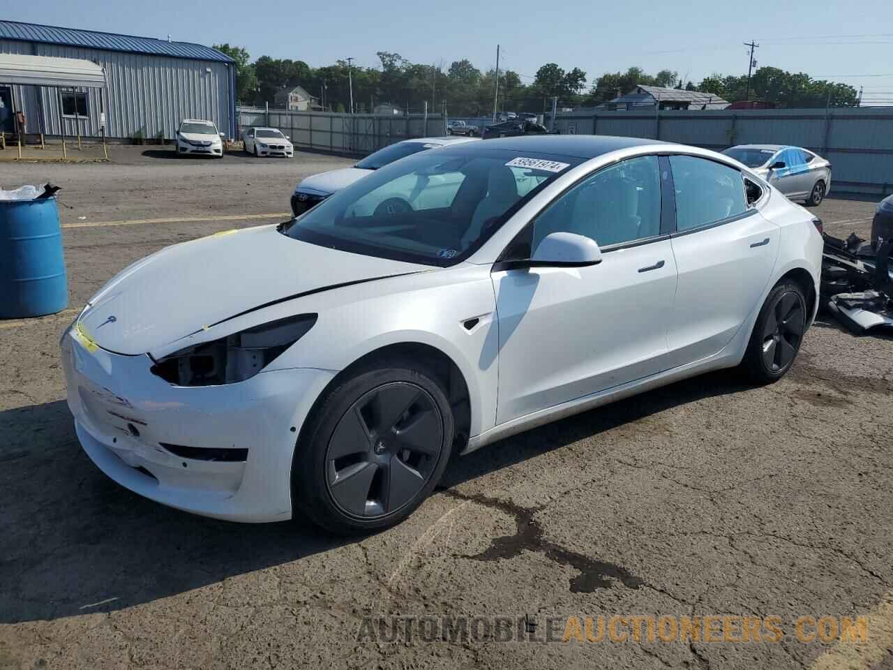 5YJ3E1EB0MF059684 TESLA MODEL 3 2021