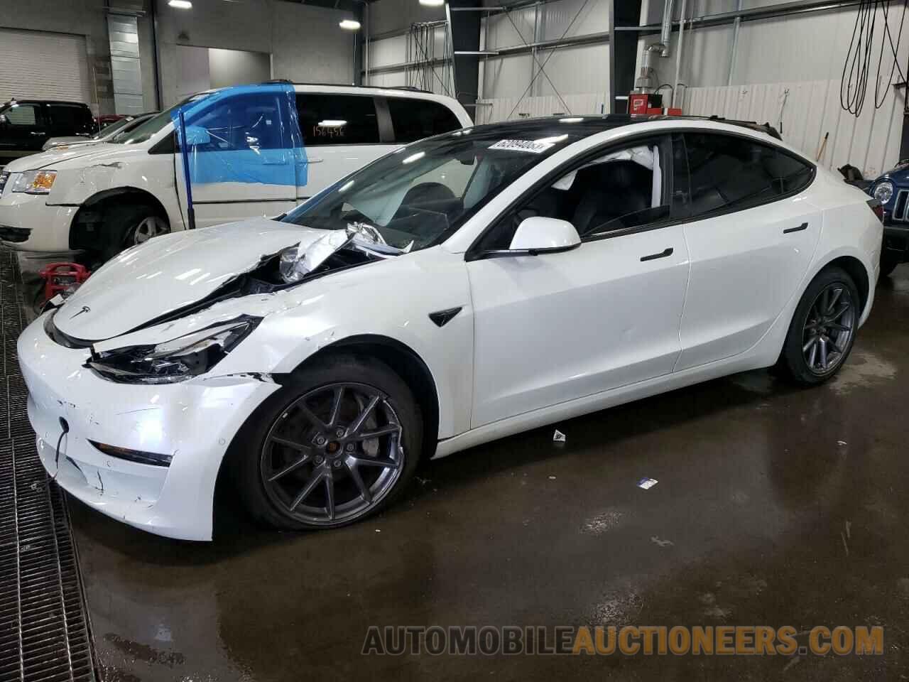 5YJ3E1EB0MF063265 TESLA MODEL 3 2021