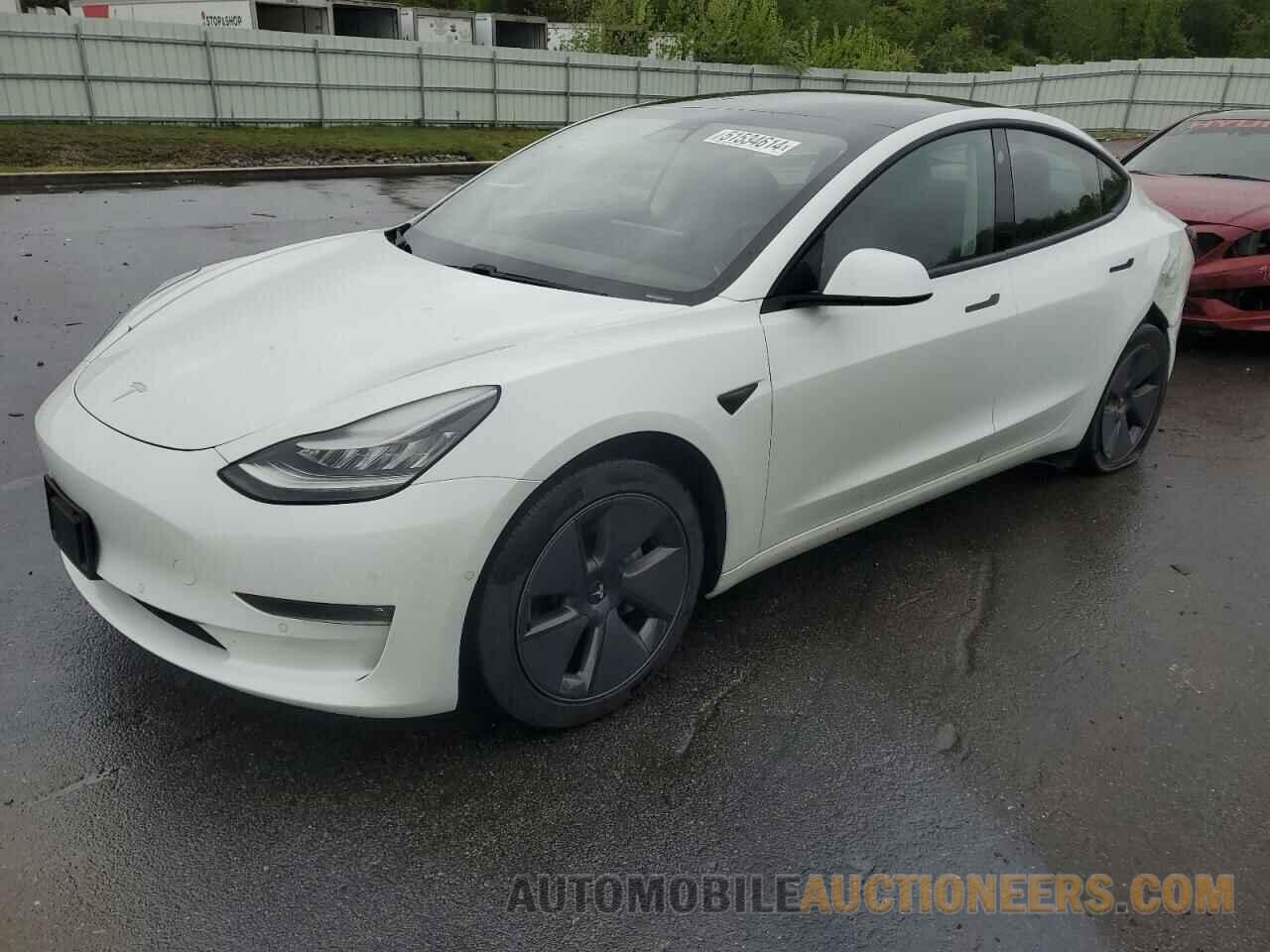 5YJ3E1EB0MF858266 TESLA MODEL 3 2021