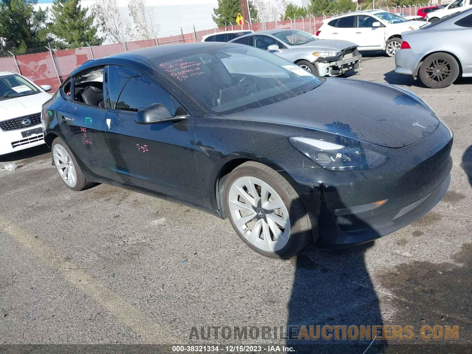 5YJ3E1EB0MF871258 TESLA MODEL 3 2021