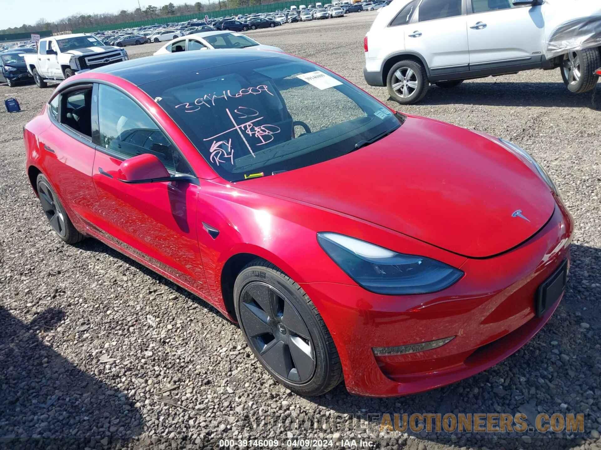 5YJ3E1EB0MF875441 TESLA MODEL 3 2021