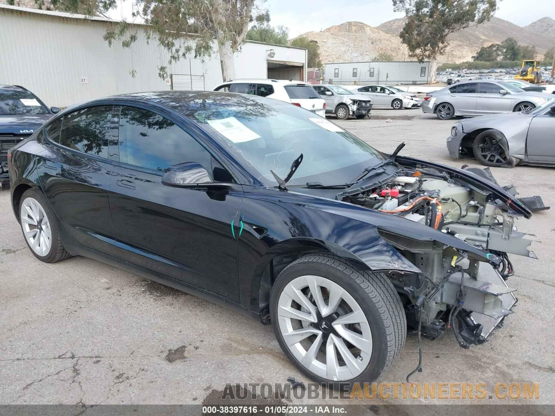 5YJ3E1EB0MF877349 TESLA MODEL 3 2021