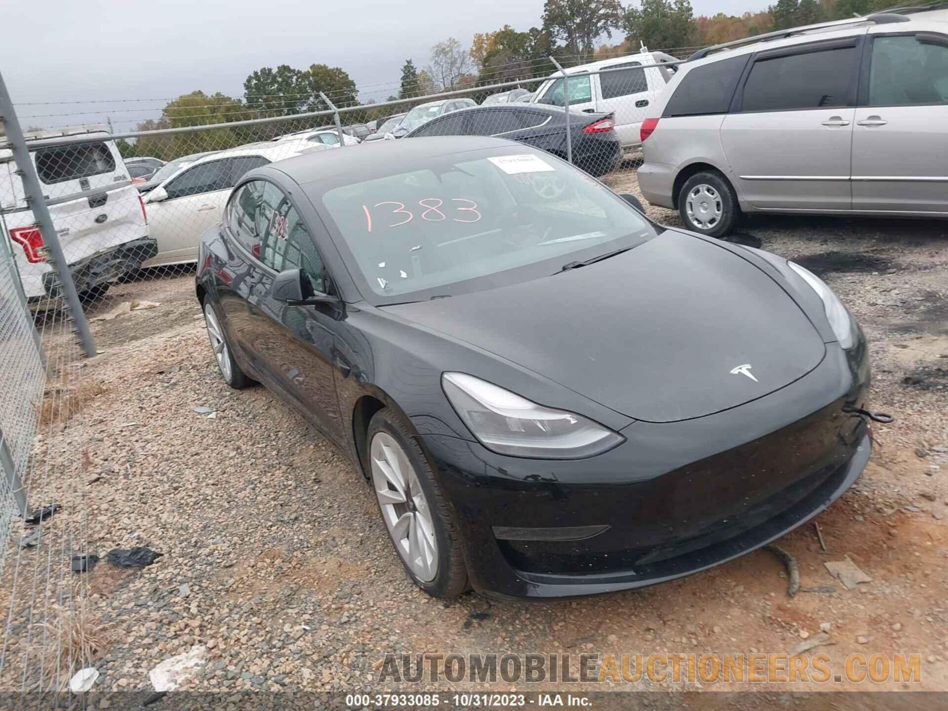 5YJ3E1EB0MF927229 TESLA MODEL 3 2021