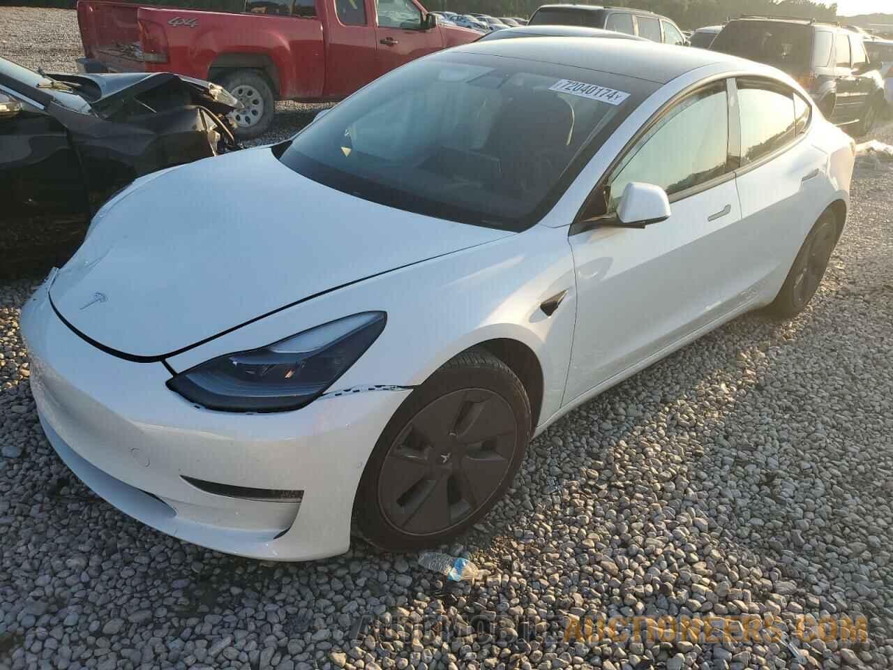 5YJ3E1EB0MF992310 TESLA MODEL 3 2021