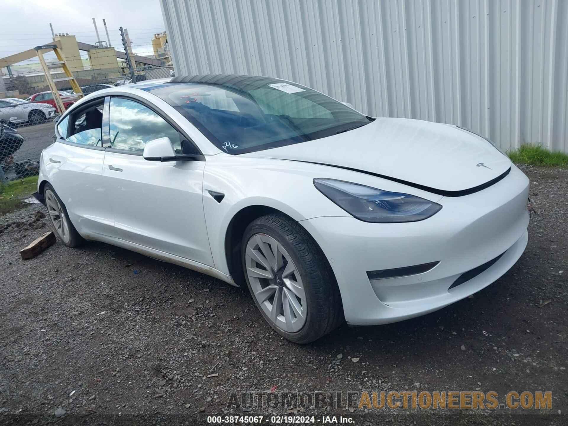 5YJ3E1EB0MF998821 TESLA MODEL 3 2021