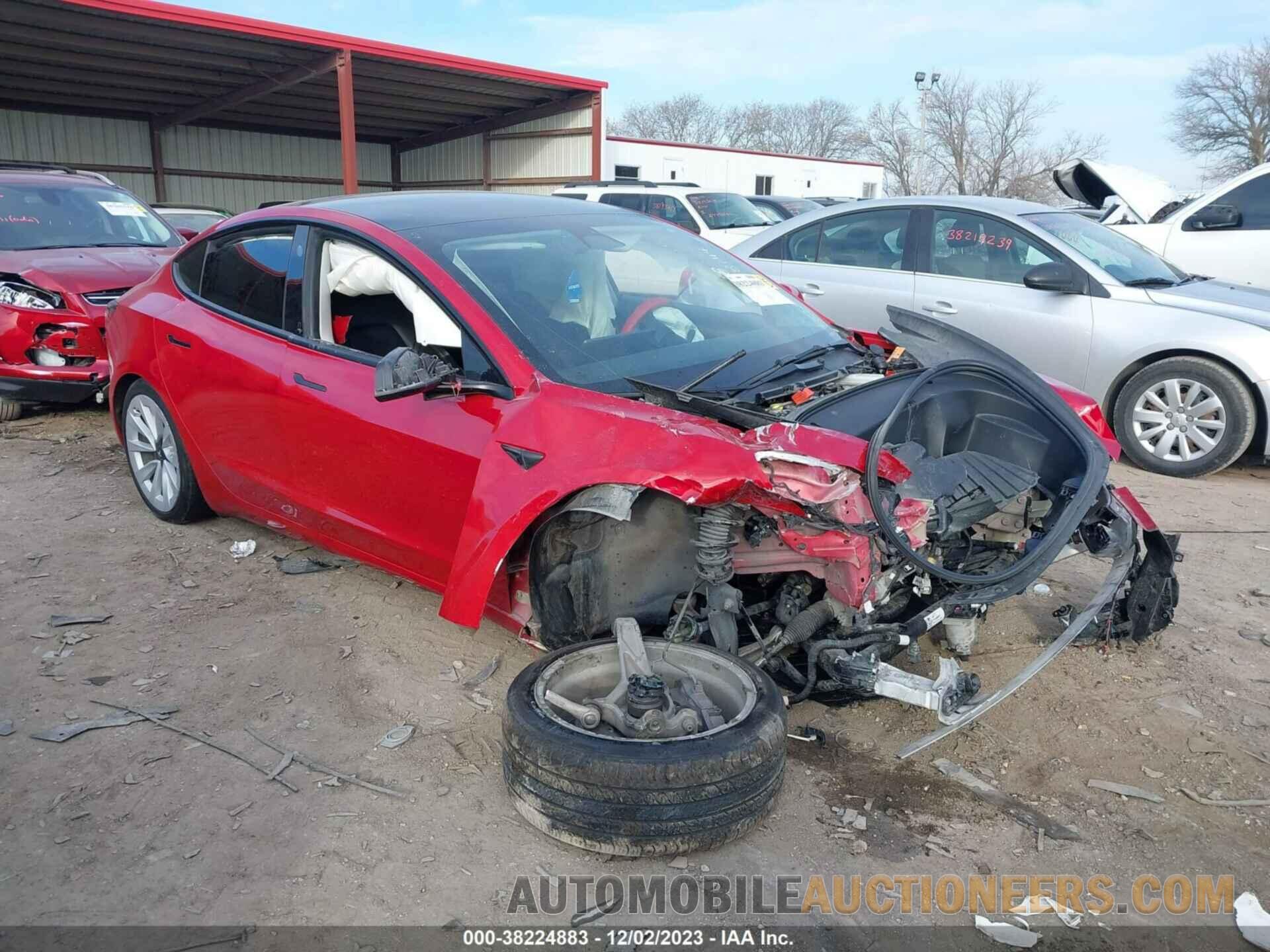 5YJ3E1EB0NF103541 TESLA MODEL 3 2022