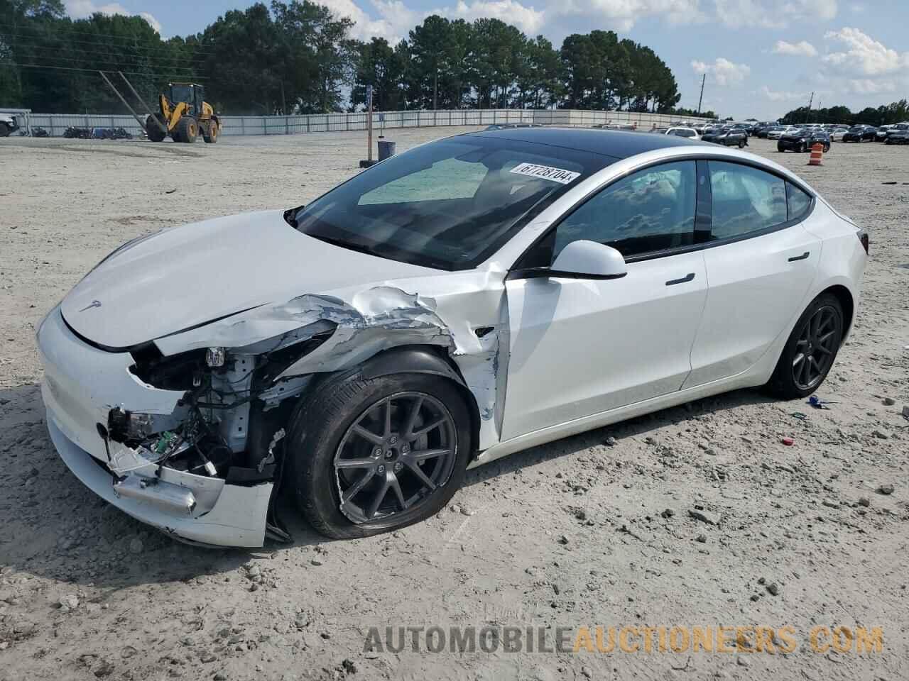 5YJ3E1EB0NF104947 TESLA MODEL 3 2022