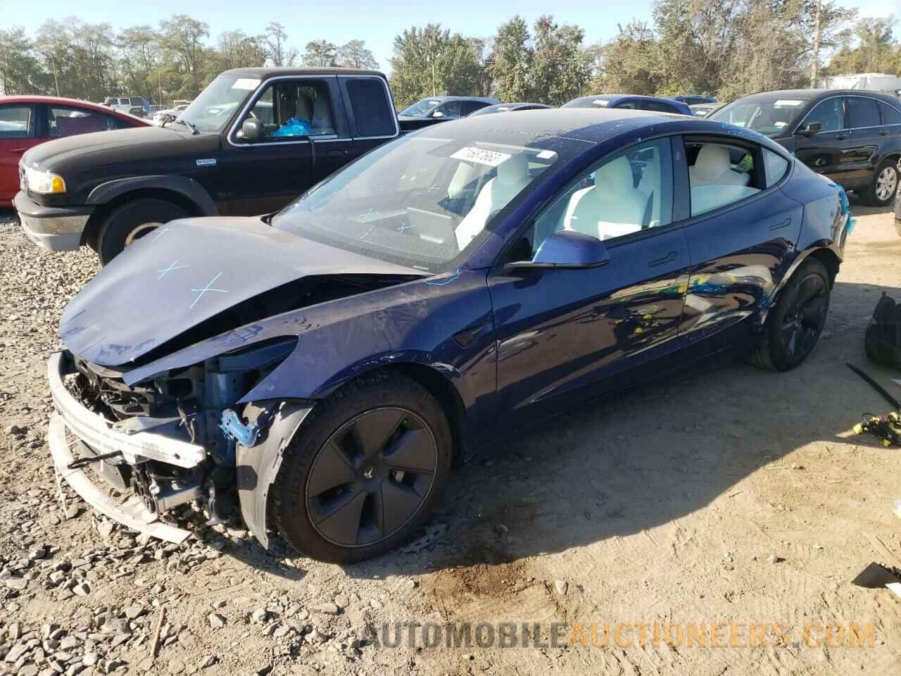 5YJ3E1EB0NF115205 TESLA MODEL 3 2022