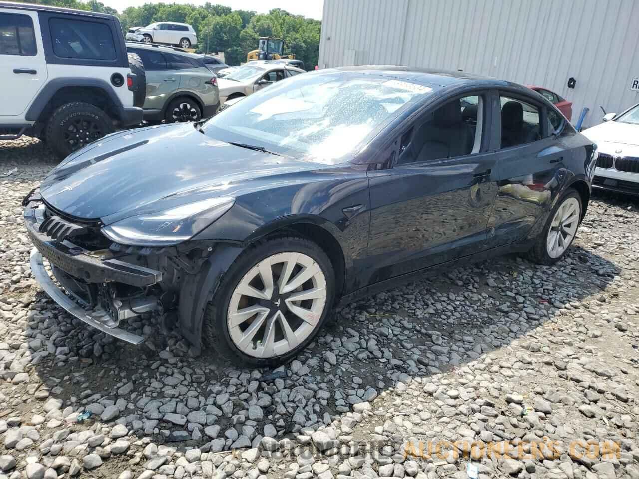 5YJ3E1EB0NF122820 TESLA MODEL 3 2022