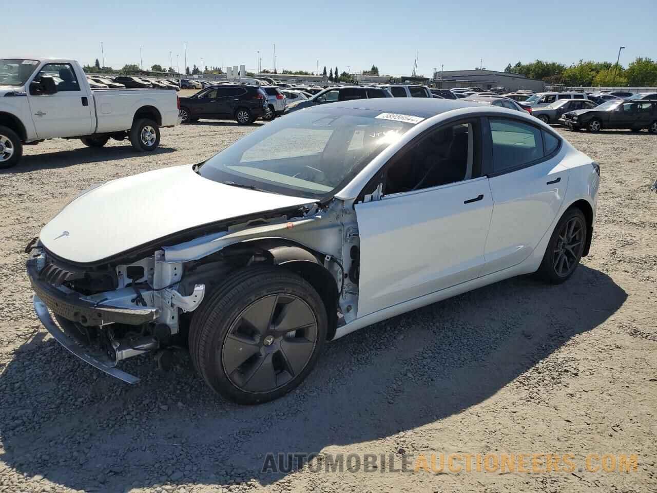 5YJ3E1EB0NF123806 TESLA MODEL 3 2022