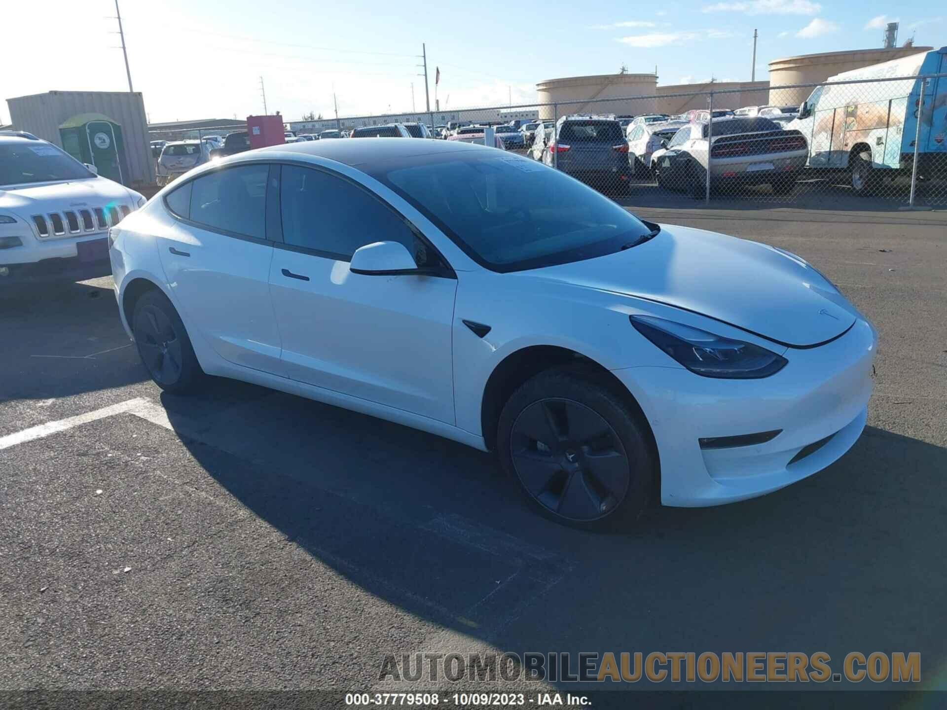 5YJ3E1EB0NF124356 TESLA MODEL 3 2022