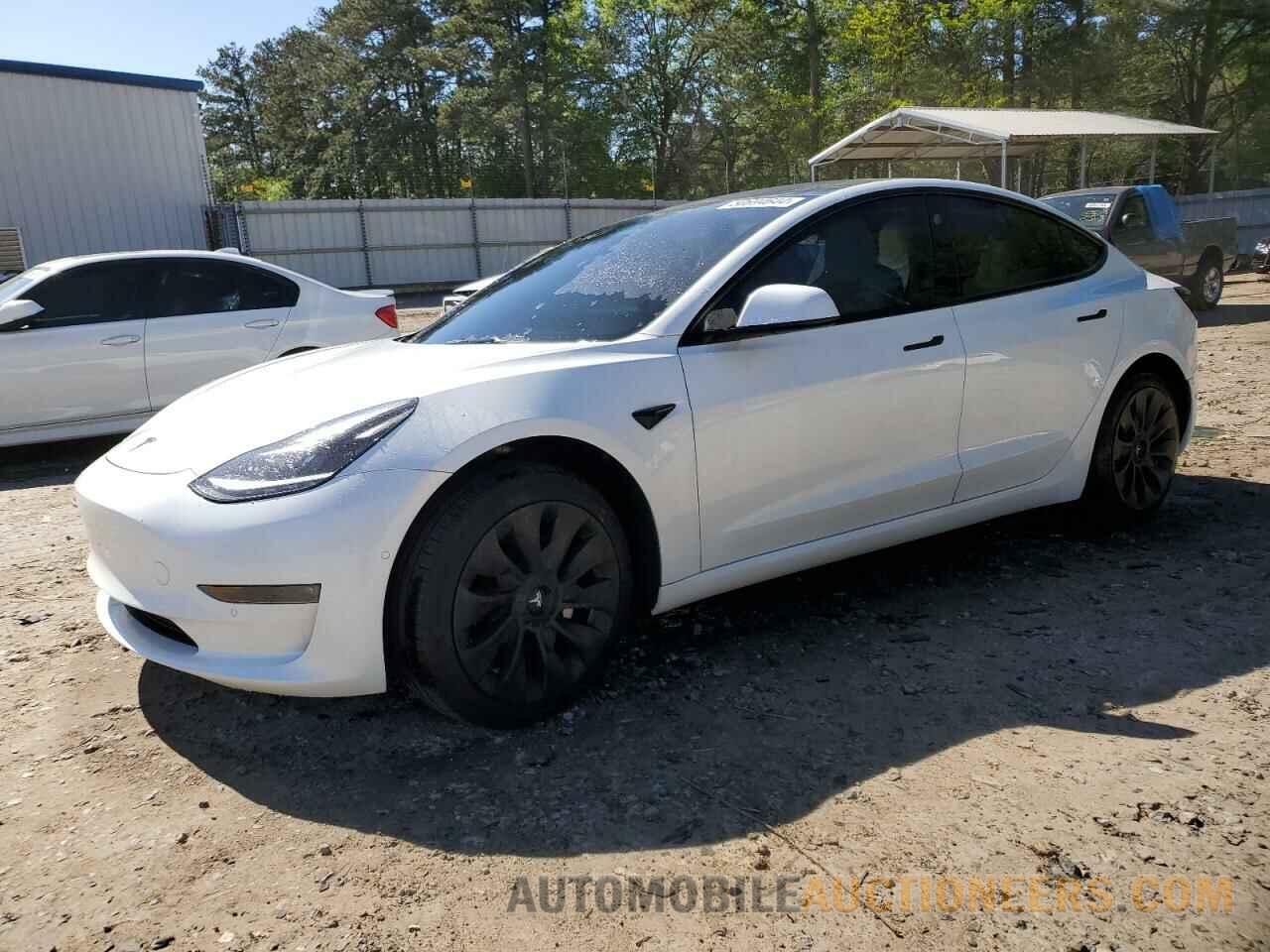 5YJ3E1EB0NF127161 TESLA MODEL 3 2022