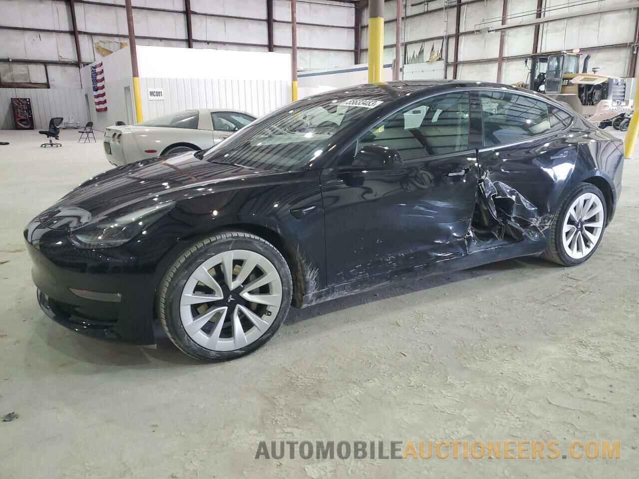 5YJ3E1EB0NF128973 TESLA MODEL 3 2022