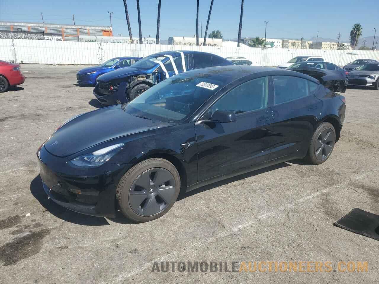 5YJ3E1EB0NF138662 TESLA MODEL 3 2022