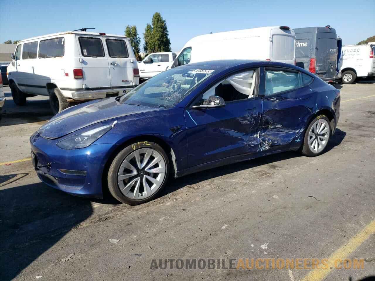 5YJ3E1EB0NF144848 TESLA MODEL 3 2022