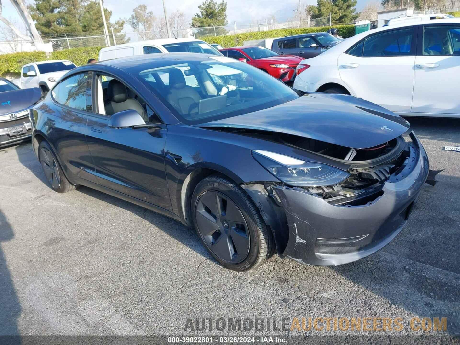 5YJ3E1EB0NF167174 TESLA MODEL 3 2022