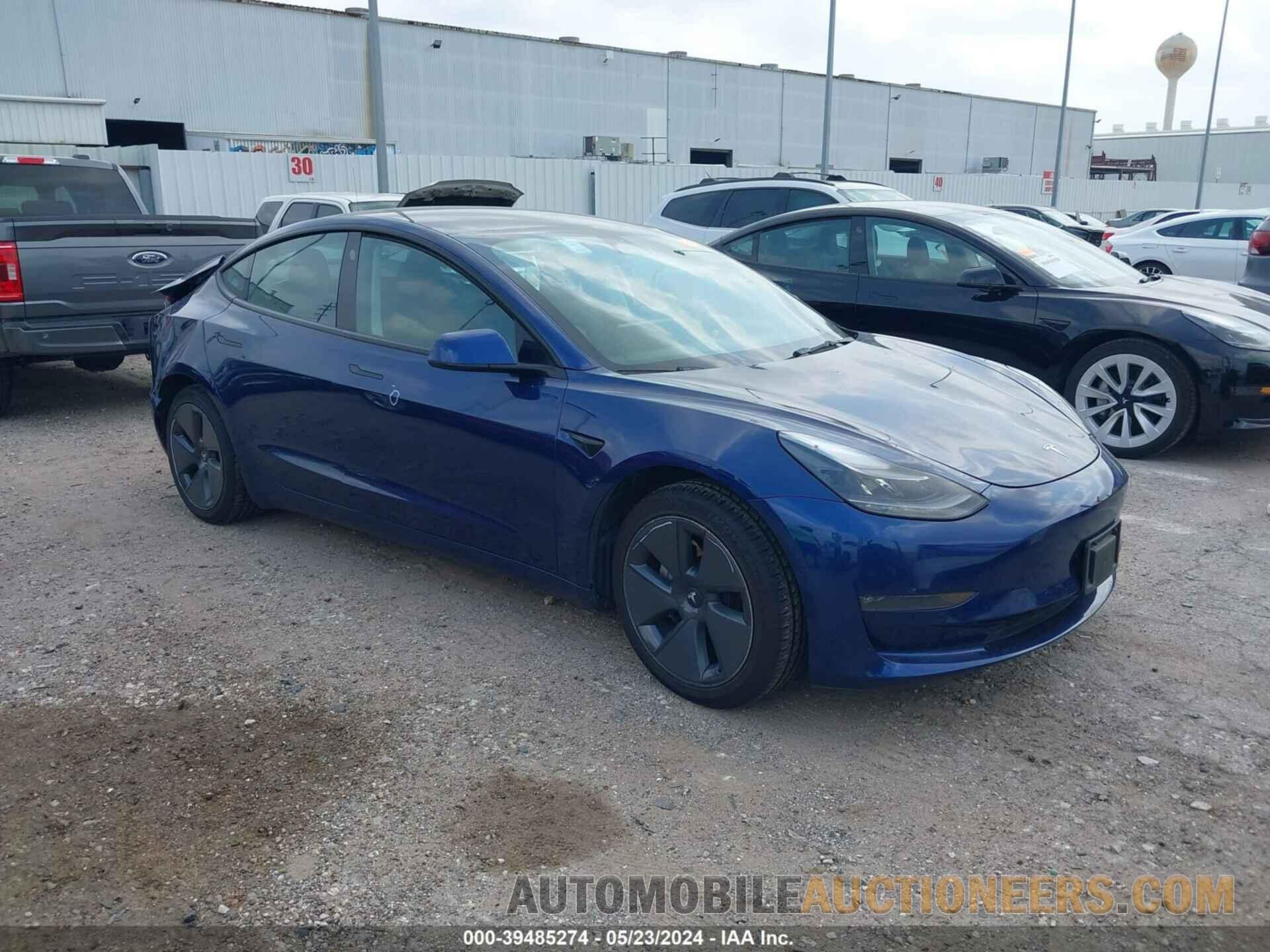 5YJ3E1EB0NF168597 TESLA MODEL 3 2022