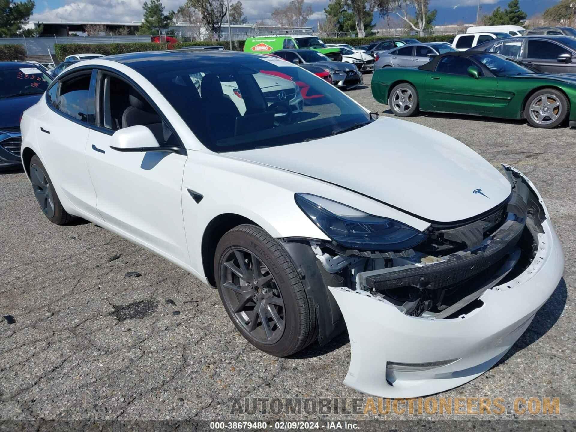 5YJ3E1EB0NF169538 TESLA MODEL 3 2022