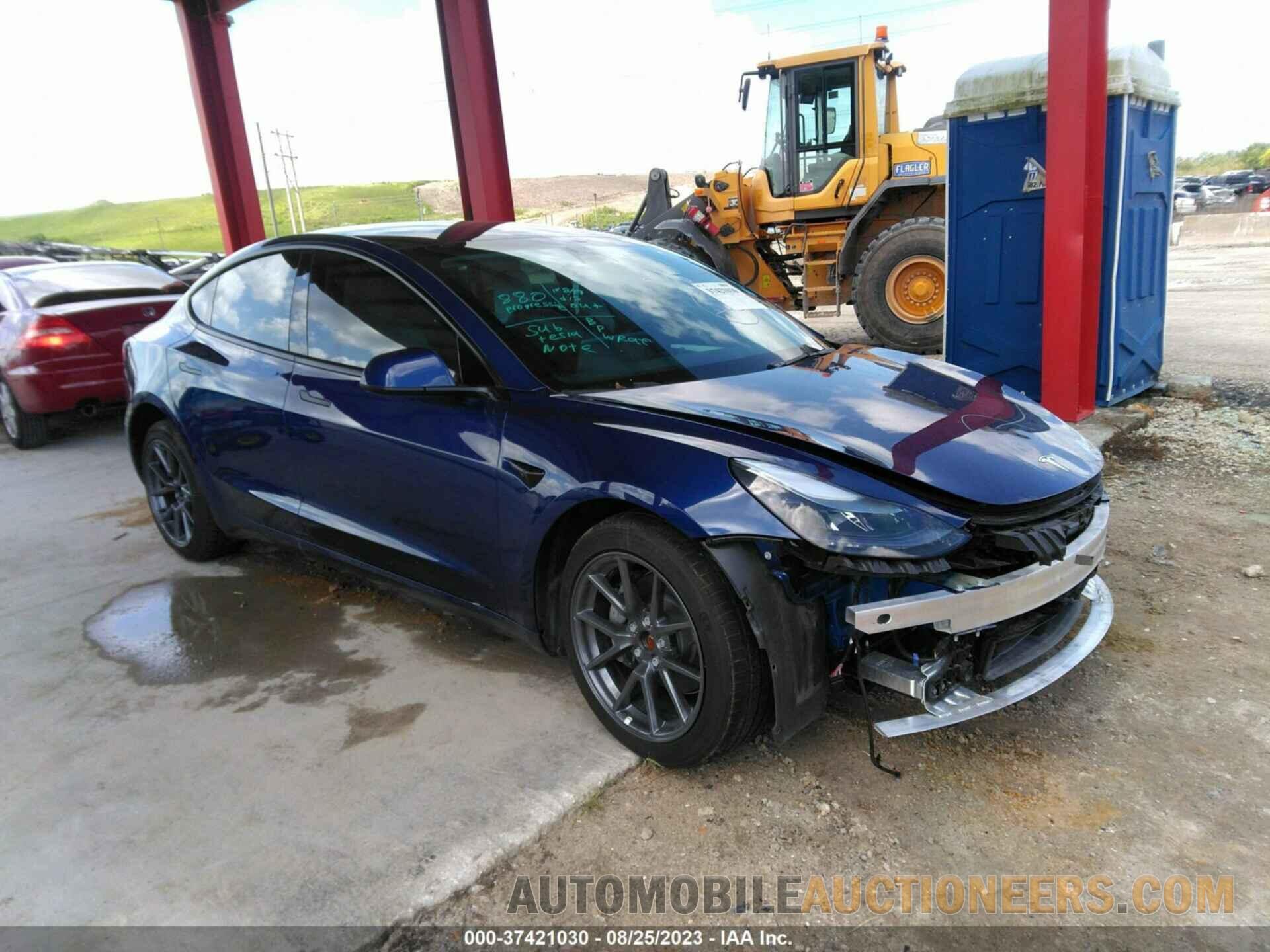 5YJ3E1EB0NF179860 TESLA MODEL 3 2022