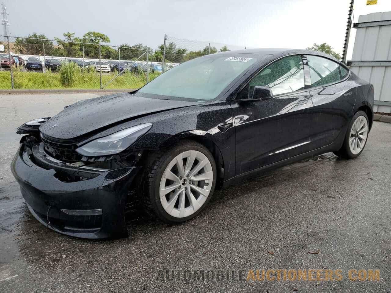 5YJ3E1EB0NF187442 TESLA MODEL 3 2022