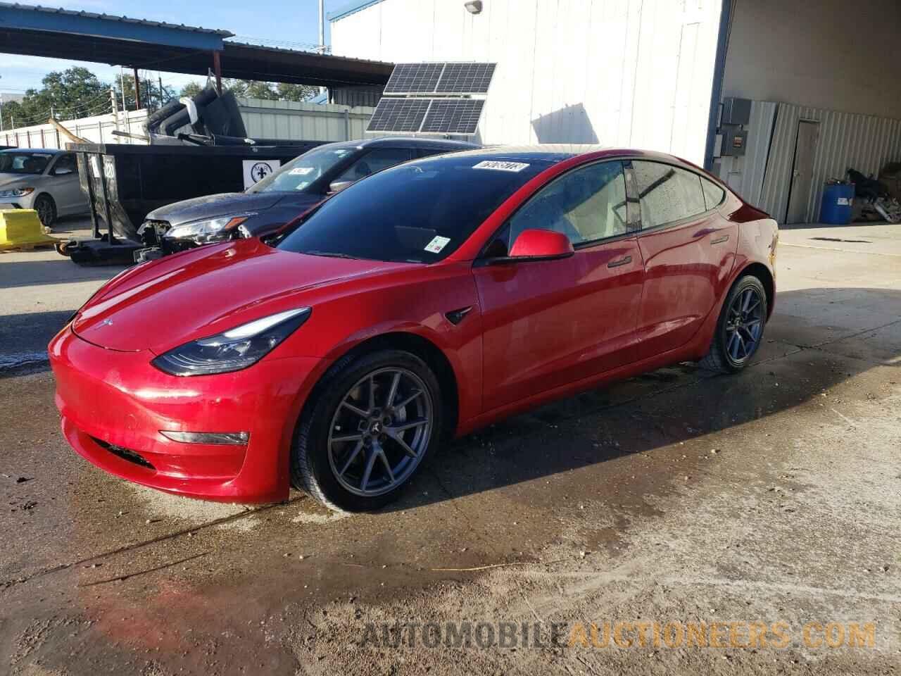 5YJ3E1EB0NF188543 TESLA MODEL 3 2022