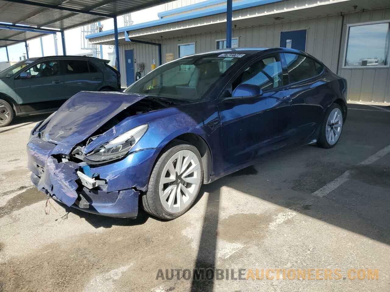 5YJ3E1EB0NF189854 TESLA MODEL 3 2022